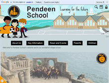Tablet Screenshot of pendeenschool.com